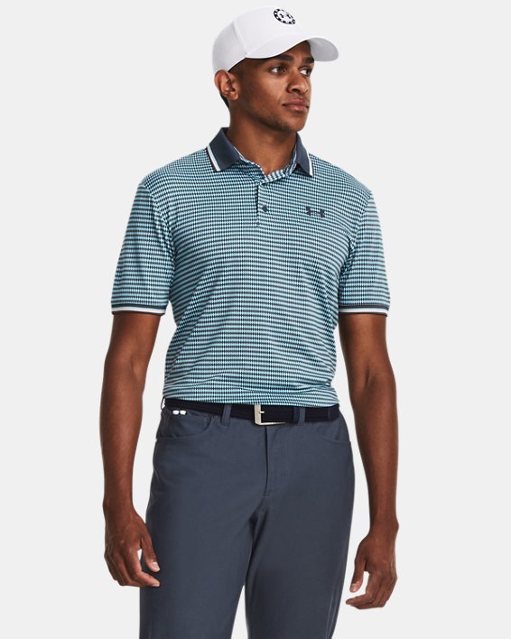 Men's UA Playoff 3.0 Rib Polo in Gray image number 0